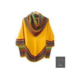 "Ponchos Sweater for Women - Alpaca Poncho for Women - Alpaca Poncho with High Neck and Sleeves - Handmade Poncho - Peruvian Poncho for Women FREE SHIPPING This beautiful alpaca poncho has an exceptional quality. They are extremely soft and wonderful to wear. It is the perfect garment to wear with jeans or pants. These luxurious ponchos have an original design, they are available in a variety of exquisite colors. Order now one of our alpaca ponchos, they have an exceptional quality! It is ideal