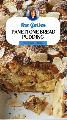 Ina Garten Panettone Bread Pudding Bread Pudding With Panettone, Ina Garten Bread Pudding, Recipes With Panettone, Pantone Bread Pudding, Panettone Bread Pudding Ina Garten, Panetone Bread Pudding, Pantone Bread Recipe, Panettone Bread And Butter Pudding, Italian Bread Pudding