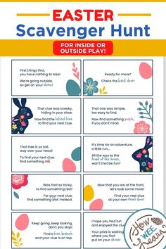 an easter scavenger hunt for kids