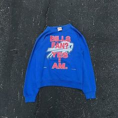 NWOT Vintage 90s Buffalo Bills Super bowl Crewneck NFL TRENCH Size Large  | eBay