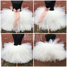 Ivory Adult Tutu with rose gold accent bow, Maternity Tutu, Adult Tutu Skirt, Adult Cake Smash Tutu, Maternity Tutu, Bachelorette Tutu, Adult Tulle Skirt, Adult Cake Smash, Bday Photoshoot, Black Tutu, 30th Bday, Princess Tutu, Rose Gold Accents