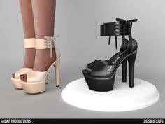 Sims 4 Mods Clothes Shoes, Sims4cc Clothes, Heels Tumblr, Cc Folder