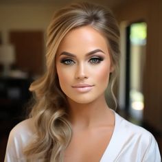 Wedding Makeup Ideas Make Up For Special Events, Hair Color For Wedding Brides, Makeup Styles Wedding, Bride Fall Makeup, Smokey Eye Makeup For Blondes, Smokey Eye Makeup Blue Eyes Blonde Hair, Bride Makeup Beach Wedding, Bridal Smokey Eye Makeup Blue Eyes, Bridal Makeup For Blue Eyes Glam