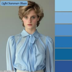 Calling all summer seasons, find your best blues!  Seasonal color palettes for light summer, true summer, and soft summer. Autumn True, Spring Bright, Autumn Soft, Spring Palette