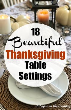 Neutral place settings on Thanksgiving table Thanksgiving Table Place Settings, Thanksgiving Tablescapes Ideas, Beautiful Thanksgiving Table Settings, Modern Thanksgiving Table, Thanksgiving Table Settings Elegant, Passover Table Setting, Thanksgiving Table Settings Diy