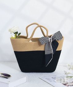 Stylish Black Patchwork Knit Fabric Cotton Beach Tote HandbagThis bag is made of fine Cotton fabric.Measurement: 35cm/13.65" * 26cm/10.14" * 10cm/3.9" Patchwork Knit, Retro Handbags, Tote Handbag, Beach Tote, Save The Planet, Vintage Handbags, Soft Texture, Soft Textures, Beach Bag