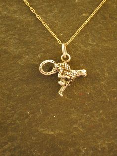 "This solid 3 Dimensional Running Cheetah pendant is 14K Gold. The included chain is a 14K Gold chain. You may choose 16, 18 or 20 inch at the same price. Other lengths available at sightly higher prices. This Cheetah pendant measures 1/2\" tall by 5/8\" long. I hand cast all my pieces using the lost wax casting method. Please ask your needs. You may call me with questions, often I am out so please use my machine. 831-476-3176. Satisfaction Guaranteed! I send items USPS First Class unless otherw Cheetah Jewelry, Cheetah Necklace, Wax Casting, Lost Wax Casting, African Jewelry, Lost Wax, Hand Cast, Cute Jewelry, Pendant Necklaces