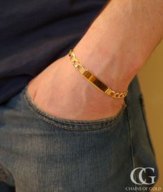 The Cool, Chain Bracelet, Gold Chain, Sterling Silver Rings, Silver Rings, Yellow Gold, For Men, Bracelet, Chain