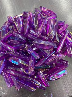 This listing is for one point. Purple Aura Quartz, Purple Time, Purple Aura, Magic Store, Aura Quartz Crystal, Frame Diy, Crystal Therapy, Transformers Prime, Practical Magic