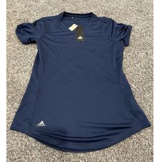 New. Smoke Free Home. Please See Pictures For More Details And Measurements. Sporty Blue Shirt, Adidas Navy Short Sleeve Tops, Adidas Short Sleeve Moisture-wicking Top, Adidas Navy Sports Top, Navy Adidas Sporty Top, Navy Sporty Adidas Tops, Sporty Navy Adidas Tops, Adidas Navy Sporty Tops, Adidas Blue Sporty Shirt