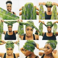 Mode Turban, Head Scarf Styles, Turban Style