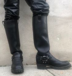 LOVE LOVE MY WESCOS! Wesco Boots, Mens High Boots, Mens Biker Boots, Black Motorcycle Boots, Mens Motorcycle Boots, Mens Footwear, Engineer Boots, Mens Cowboy, Black Motorcycle