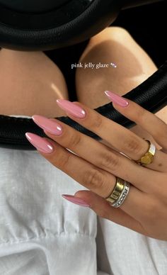 Pink Acrylic Nails, Girls Nails, Dream Nails, Fire Nails, Classy Nails, Dope Nails, Short Acrylic Nails, Best Acrylic Nails