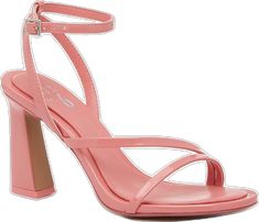 Trendy Formal Strappy Sandals, Trendy Spring Sandals With Wrapped Heel, Modern Strappy Heels For Spring, Spring Formal Sandals With Single Toe Strap, Spring Heels With Buckle Closure And Single Toe Strap, Feminine Formal Summer Sandals, Formal Feminine Summer Sandals, Chic Formal Sandals For Spring, Feminine Open Heel Sandals For Spring