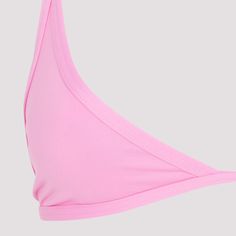 The Attico Hot Pink Triangle Bikini. Hot Pink stretch fabric with triangle bra, Halter neck with tie closure and Adjustable tie closure on back, double shoulder straps. Tonal bottom slip with low waist and double straps on side.Gender: WomenMaterial: 82%POLYAMIDE 18%ELASTANEColor: MulticolorMade in: ITProduct ID: 233WBB62.PA21_266*Import tax/duty will be calculated at checkout (If applicable) Solid Color Triangle Top For Sunbathing, Summer T-back Swimwear With Adjustable Straps, Solid Seamless Triangle Top Swimwear, Spring Backless Swimwear With Straps, Poolside Swimwear With Tie-side Bottom And Straps, Tie-side Bottom Swimwear With Tie Straps, Solid Color Seamless Triangle Top Swimwear, Solid Beachwear Swimwear With Straps, Summer Swimwear With Spaghetti Straps And Bra Support