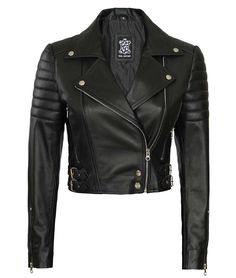 Asymmetrical Black Biker Leather Jacket For Women
Introducing our Women's Moto Black Cropped Leather Jacket, a trendy and versatile piece for modern women. Made from 100% real lambskin leather, this jacket offers a sleek and stylish look with its cropped silhouette. The moto-inspired design adds an edgy touch, while the black color ensures easy pairing with any outfit. Stay fashion-forward and embrace a positive attitude with this must-have jacket for every fashionista. Fitted Leather Cropped Jacket In Edgy Style, Fitted Leather Biker Jacket With Asymmetrical Zip, Trendy Fitted Leather Jacket, Fitted Black Leather Cropped Jacket, Biker Cropped Jacket With Zipper Closure, Fitted Moto Leather Jacket With Asymmetrical Zip, Fitted Biker Cropped Jacket With Zipper Closure, Fitted Biker Cropped Jacket For Winter, Sleek Fitted Leather Cropped Jacket