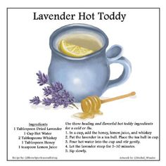 a recipe for lavender hot toddy