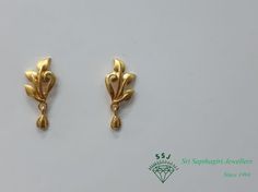 Casting Model Earings, Tanishq Earrings Gold Design, Gold Earrings Simple Designs, Tops Gold Earrings Designs Unique, Daily Wear Gold Studs For Women, Gold Earrings Designs For Daily Use Indian, Gold Earing Design New For Bride, Daily Wear Earing Design Gold, 5grams Gold Earrings Designs