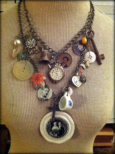 Altered Art Jewelry, Diy Collier, Family Jewels, Recycled Jewelry