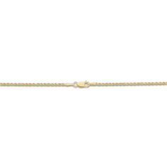 Simply designed for maximum style, this versatile 1.6mm women's solid glitter rope necklace features shimmering gold links, specially crafted for additional shine. Fashioned in 14K yellow gold, the 16-inch rope chain secures in place with a lobster clasp. Yellow Gold Wheat Chain Rope Necklace As Gift, Yellow Gold Rope Chain Necklace For Everyday, Minimalist Yellow Gold Rope Chain Necklace, Gold Diamond Cut Rope Chain Necklace Gift, 14k Gold Rope Chain Necklace With Cable Detail, 14k Yellow Gold Wheat Chain Necklace, Yellow Gold Plated Delicate Rope Chain Necklace, Yellow Gold Figaro Chain Rope Necklace Gift, 14k Yellow Gold Wheat Rope Chain Necklace