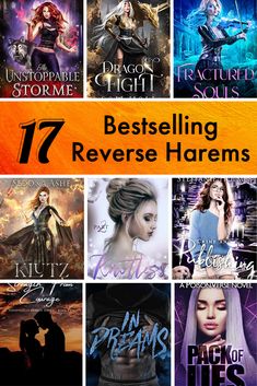 the cover for 17 best selling reverses from books 1 - 4, 5 and 6