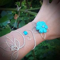 Flower Cuff Bracelet with blue Labradorite Wire wrapped | Etsy Blue Wire Wrapped Cuff Bracelet Gift, Gift Blue Wire Wrapped Cuff Bracelet, Blue Bohemian Wire Wrapped Cuff Bracelet, Adjustable Blue Wire Wrapped Cuff Bracelet, Flower Cuff Bracelet, Flower Cuff, Tree Of Life Bracelet, Ring Bracelet Chain, Family Tree Necklace