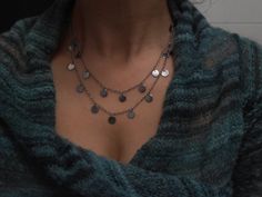 Minimalist Stainless Steel Layered by ParisiJewelryDesigns on Etsy Everyday Outfit, Coin Necklace, Multi Strand Necklace, Cyprus, Multi Strand, Minimalist Jewelry, Mother's Day Gift, Everyday Outfits, Mother's Day Gifts