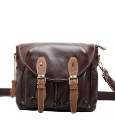 Classic Unisex Messenger woyaza Vintage Leather Messenger Bag, Postman Bag, Rugged Leather, Messenger Bag Men, Leather Messenger Bag, Coffee Colour, Leather Messenger, Top Grain Leather, Metal Hardware