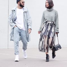 Alice B. auf Instagram: „Hey! Il y a du nouveau sur mon blog www.jaimetoutcheztoi.com @jaimetoutcheztoi“ French Couple, Japanese Workwear, Couple Fits, Twin Outfits, Urban Fashion Women, Stylish Couple, Futuristic Fashion, Oct 11, Matches Fashion