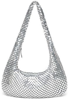 PRICES MAY VARY. Size: 10.24" x 13.5". 1 main compartment. Perfect for holding a cell phone, cosmetics, keys, perfume and other small items. Material: Mesh sparkling alloy surface, soft and durable fabric lining. Showing your stylish feminine elegance. Features: Unique moon shape. Shiny sequence pattern outside. Chic metal zipper closure. Easy to Carry: The whole bag is one-piece and lightweight. A simple and convenient yet stylish hobo bag. Perfect for disco party/wedding/date/banquet/prom, etc Sequence Pattern, Feminine Elegance, Hobo Handbag, Moon Shape, Style Goals, Female Friends, Disco Party, Bag Cute, Metal Mesh