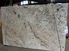 a large marble slab in a warehouse