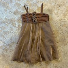 Very Fancy Little Girls Dress In Warm Copper Tones- Nwot David Charles, Imported. Size For 7 Year Old. Fully Lined Iridescent Fabrics. Spring Dress-up Brown Dress, Brown Spring Dress For Dress-up Occasions, Brown Dress For Spring Dress-up Occasion, Christmas Lace Dress, Nyc Autumn, Multicolor Floral Dress, Deer Dress, Charles Brown, Iridescent Fabric