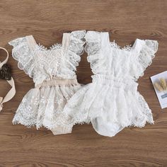 Get your little one ready to steal the show with our EDEN Lace Romper! This adorable baby girl dress features a delicate lace tulle skirt, making her the center of attention. Perfect for special occasions and guaranteed to make a lasting impression. (Seriously, prepare for compliments!) Cream Ruffled Tutu Dress For Summer, Cute Fitted Lace Baptism Dress, Summer Baptism Lace Dress With Lace Bodice, Sleeveless Lace Bodice Dress For Baptism, Summer Lace Dress With Lace Bodice For Baptism, Summer Tulle Lace Dress With Lace Trim, Sleeveless Lace Dress With Lace Bodice For Baptism, Spring White Tutu Dress With Lace Bodice, Spring Lace Baptism Dress With Lace Trim