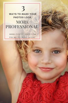 3 Easy Ways to Make Your Photos Look Professional How To Make Photos Look Professional, Photoshop Help, Dslr Photography Tips, Business Graphics, Photography Cheat Sheets, Fotografi Digital, Photography Photoshop, Dslr Photography, Photography Basics