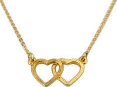 Gold Double Heart Charm Necklace, Gold Double Heart Necklace With Adjustable Chain, Gold Charm Necklaces With Double Heart And Adjustable Chain, Gold Double Heart Charm Necklace With Adjustable Chain, Pink Rose Flower, Gold Link Chain, Gold Overlay, Soft Toothbrush, Gold Heart Necklace