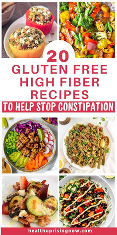 20 glutenfree high fiber recipes to help stop constipatition