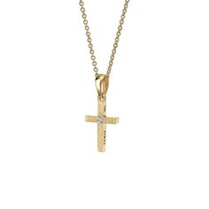 Latin Cross Necklace in 18K Gold Christian Jewelry From the Holy Land - Etsy Handmade Gifts, Unique Jewelry, Trending Outfits