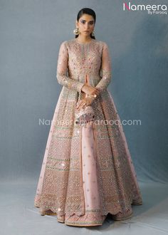 Pakistani Bridal Dresses Pakistani Bridal Gown, Nameera By Farooq, Pakistani Bridal Dress, Raw Silk Lehenga, Desi Wedding Dresses, Organza Gowns, Pakistani Wedding Dress, Pakistani Bridal Dresses, Lehenga Designs