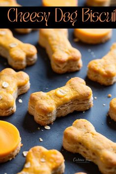 homemade dog biscuits with orange zest and almonds on a baking sheet, ready to be eaten