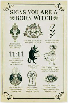 Signs You Were Born A Witch, Different Witch Types, Spirit Witch, Ancestral Witch, Witch Basics, Western Witch, Am I A Witch