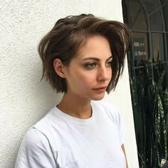 Hairstyles Pinterest, Fall Pinterest, Crop Haircut, Fall Hairstyles, Messy Short Hair, Edgy Hair, Short Hair Haircuts, Girl Short Hair, Pixie Cuts