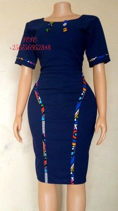 Straight Kitenge Dress Designs, African Dresses For Women Classy, Kitenge Dress Designs Unique, Ankara Pencil Dress, Kitenge Dress Designs, Simple Dress Styles, Fancy Short Dresses, Classy Short Dresses