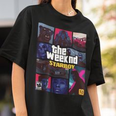 Weeknds Starboy Unisex Shirt,retro Weeknds Shirt, Abel Tesfaye Shirt,xo Weeknd Merch The Weeknd Tshirt Ideas, Spotify Tshirt, The Weeknd Tshirt Design, The Weekend Tshirt, The Weeknd Tshirt, Xo Weeknd, Weeknd Merch, The Weeknd Starboy, The Weeknd Merch