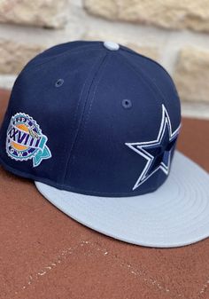 New Era Dallas Cowboys Mens Navy Blue Super Bowl XXVIII Side Patch 59FIFTY Fitted Hat - 41023368 Throwback Blue Hats For Sports Events, Sporty Fitted Hat With Team Logo For Fans, Blue Fitted Hat With Flat Brim For Game Day, Sporty Fitted Hat With Team Logo For Sports Events, Blue Collegiate Fitted Hat For Streetwear, Blue Throwback Baseball Cap For Sports Events, Throwback Fitted Hat With Embroidered Logo For Fans, Sporty Fitted Hat With Team Logo For Game Day, Blue Snapback Hat For Baseball Season