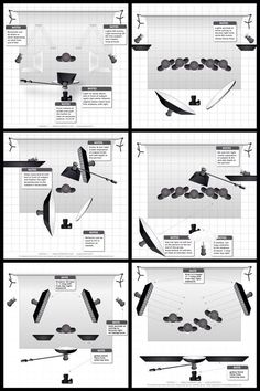 a series of diagrams showing how to use different tools