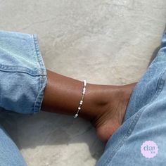 Handmade Colourful Pearl Anklet; available in GOLD or SILVER - the epitome of summer chic! 🌼 ☆ Size ☆ 20cm + 5cm extension approx.  ☆ Care ☆ Crafted to withstand all your summer adventures, our anklets are water-friendly, making them perfect for beach days, pool parties, and beyond. Enjoy wearing them without worry! Each anklet is meticulously handcrafted with high-quality freshwater pearls, vibrant glass beads and non fade gold stainless steel finishings. While we ensure durability, please han Summer Gift Anklets With Gold Beads, Ankle Wrap Anklets With Tiny Beads For Gifts, Beaded Anklets With Ankle Strap As Gift, Beaded Anklets With Ankle Strap For Gifts, Dainty White Beaded Anklets, White Ankle Strap Bracelet For Gifts, Minimalist Gold Beaded Anklets, White Ankle Strap Anklets As Gift, Northern Germany