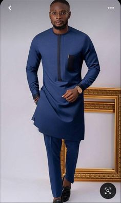 The attire you are viewing is a unique senator outfit for men. It is tailored to a perfect fit for all body structures and as well gives a classy look for both formal and casual wears.  It is made from 100% quality fabrics with bespoke detailing and a proper finishing. It is a long-sleeved attire with a cuff for cufflinks, round-necked and with a matching trouser with side pockets. Style can be adjusted at client's specification.  Kindly pick a size from the measurement chart attached to this listing. Nevertheless, a more detailed measurement of you will be much appreciated.  Hurry now to place your order!  A trial willbsurely convince you. Men Caftan Styles, Nigerian Men Fashion Senator, Men Agbada Styles, Men Kaftan Designs, Kaftan Styles For Men, Men Senator Styles, Men African Wear, Kaftan For Men, Latest African Wear For Men