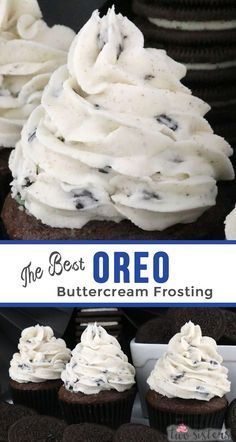 the best oreo buttercream frosting recipe for cookies and cupcakes