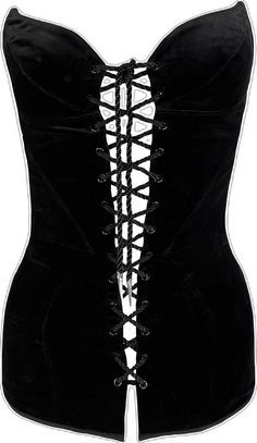 Velvet Corset Dress For Costume Party, Gothic Corset Belt For Evening, Black Lace-up Back Corset For Night Out, Velvet Corset Back Dress For Evening, Velvet Evening Corset Dress With Corset Back, Gothic Velvet Corset With Boned Bodice, Vintage Black Corset For Night Out, Gothic Velvet Corset For Costume Party, Gothic Velvet Underbust Corset