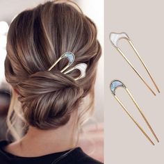 Hair Bun Maker, U Shaped Hair, Hair Fixing, Hair Accessories Collection, Geometric Type, Hair Accessories Clips, French Hair, Hair Clips Girls, Head Accessories